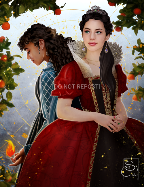 sncinder: Ead and Sabran from The Priory of The Orange Tree by @sshannonauthor I adored this book so