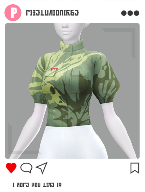 pixelunivairse:Another Eco Life edit ‍♀️Hope you like themPuff Sleeves Jacket (tucked in).➡Download.