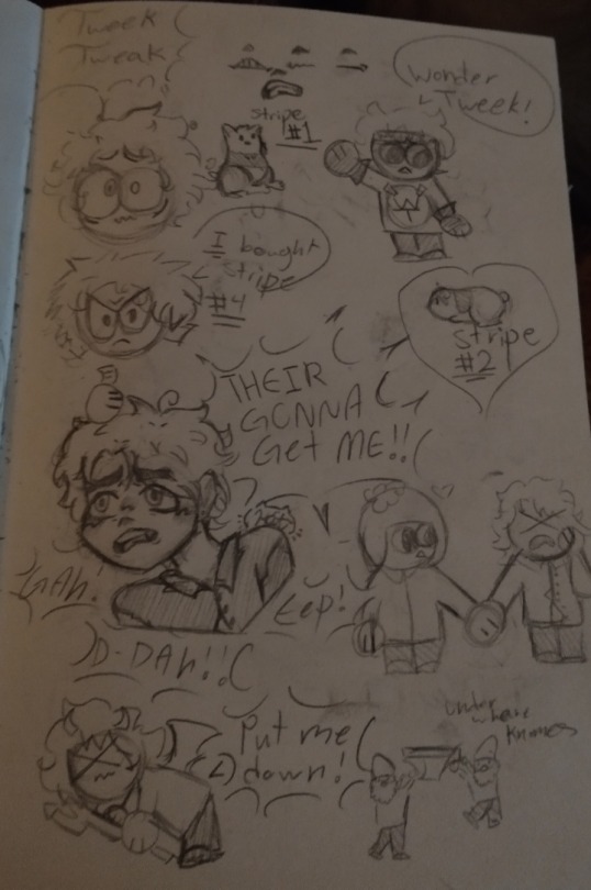 Hey Guys I'm Back I Have A Few Cute Drawing Of My Boys Craig And Tweak I Did A While Ago!! Recently I've