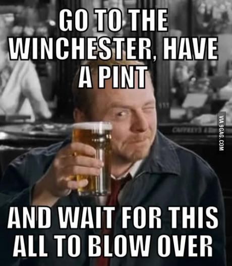 horrorpicturemaniac:  The first rule in case of THE Zombie-Apocalypse!! Yeah we are the Kids of the Apocalypse!! 