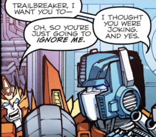 Transformers Tomfoolery — this is their whole relationship