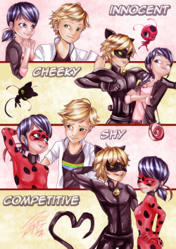 catnoirz:  megatraven:  zippi44:  No matter in which combo, I love these goofy characters! &lt;3  THIS IS SO GORGEOUS  LOOK AT THIS 