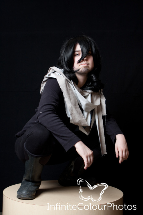I did the cheesiest ass photo shoot as aizawa at tsukino con(Photo credit to Infinity colour photos 
