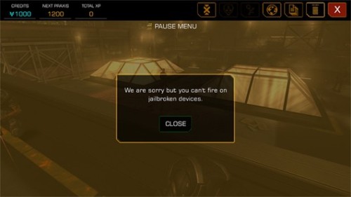 Deus Ex: The Fall will jam your jailbroken iDeviceIf you’ve jailbroken your device then don’t pay th