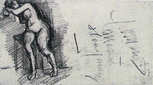 artist-vangogh:  Female Nude, Seated, 1886,