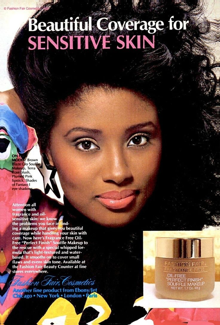 Throwback!Lavon Evans modeling Fashion Fair Cosmetics Ads | Lipstick Alley