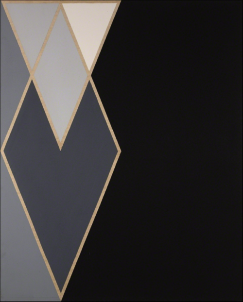 spacecamp1:Larry Zox, Illiac (Diamond Drill Series), 1967, Acrylic on canvas