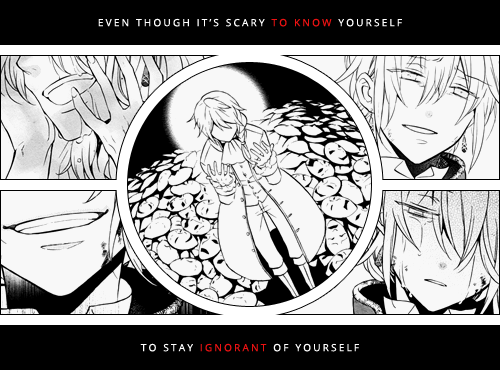 mitsutsuki:“Even though it’s scary to know yourself, to stay ignorant of yourself is much, muc