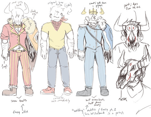 deison!!!!!!!!!! i did a turnaround of him !!!! and some concept / ref sheets