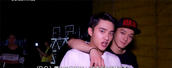 sherlockcallmymama:  luderella:  look at jongin’s face :o  I can’t get over his