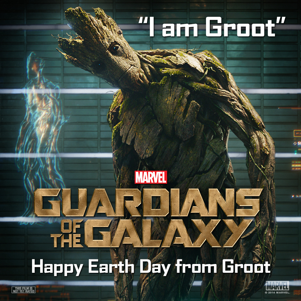 marvelentertainment:
““I am Groot.” - Groot wishes you a Happy Earth Day.
”