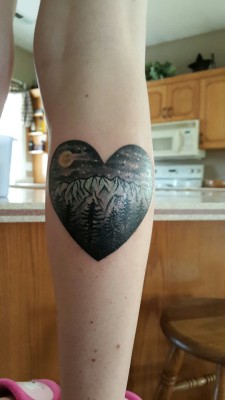1337tattoos:  Mountain range in my home town.   Blessedarethemisfits.tumblr.comsubmitted by http://blessedarethemisfits.tumblr.com