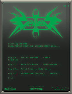 earache:  Sci-fi prog thrashers Vektor have announced some 2016 festival appearances! More info at http://bit.ly/1NZCnNF