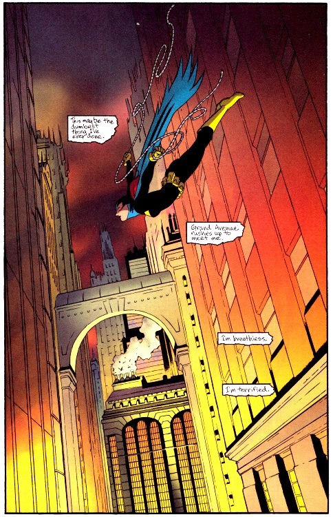 infinity-comics:BATGIRL: YEAR ONE #4 (May 2003)Art by Marcos Martin (pencils), Alvaro Lopez (inks) & Javier Rodriguez (colors)Words by Scott Beatty & Chuck Dixon 