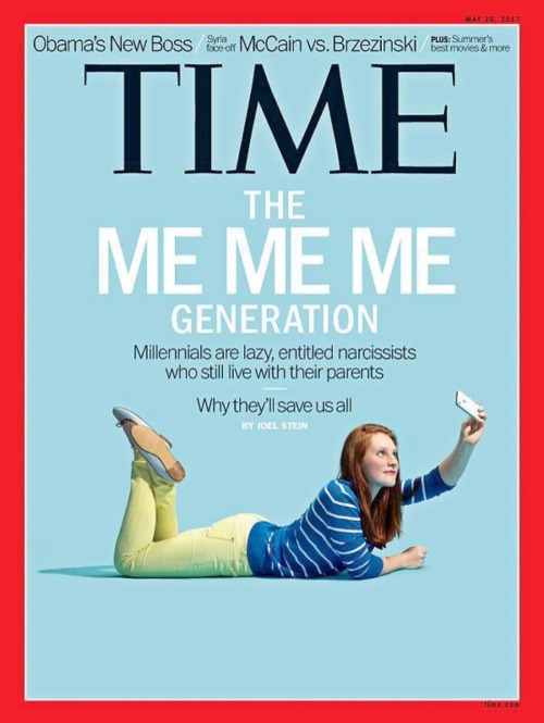 We/me are TIME’s cover ;) Generation Y ready to save the world.