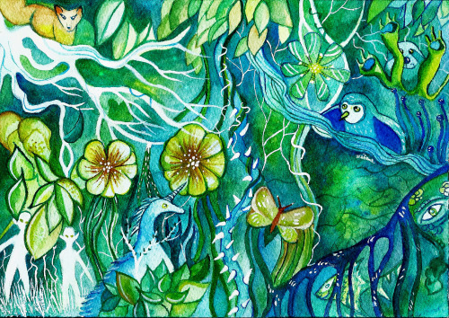Life’s Dance (watercolor painting)© 37stormsRedbubble | Deviantart | Commissions Info