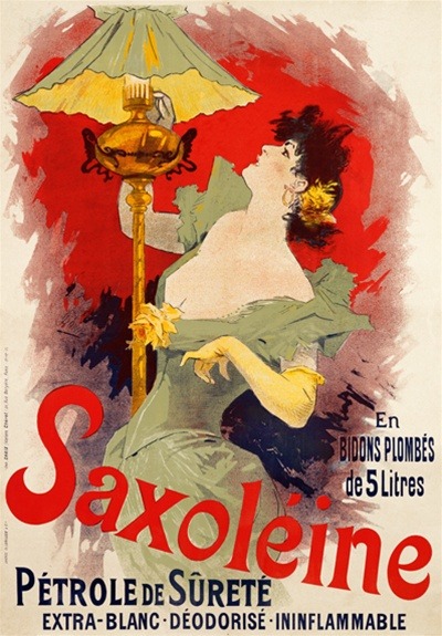 “Advertising poster for Saxoléine” by  Jules Cheret, 1896-1900