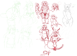guwu:  Drawpile shenanigans with @nsfwings , me and @kiristicky !