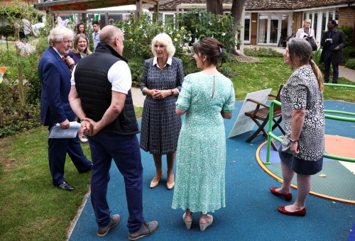 The Duchess of Cornwall, Patron, visits Helen &amp; Douglas House. Oxford, 13.07.2021