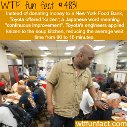 wtf-fun-factss:  Toyota donates improvements to New York Food Bank  - WTF fun facts   