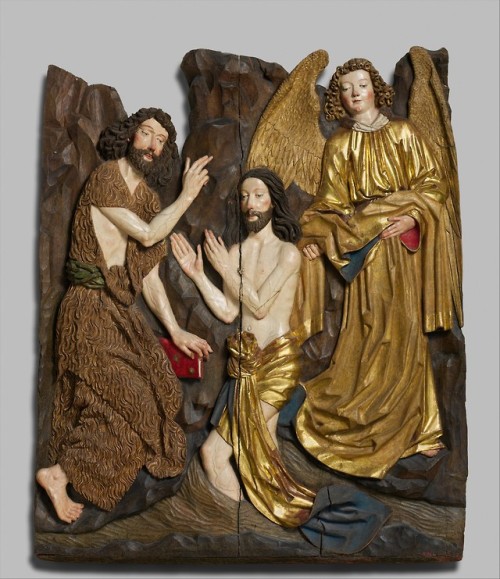 Baptism of Christ by Veit Stoss, Medieval ArtRogers Fund, 1912Metropolitan Museum of Art, New York, 