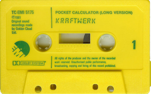 Porn magictransistor:  Kraftwerk - Pocket Calculator photos