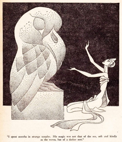Hannes Bok (1914-1964), “Weird Tales”, Vol. 35, #7, 1941Source