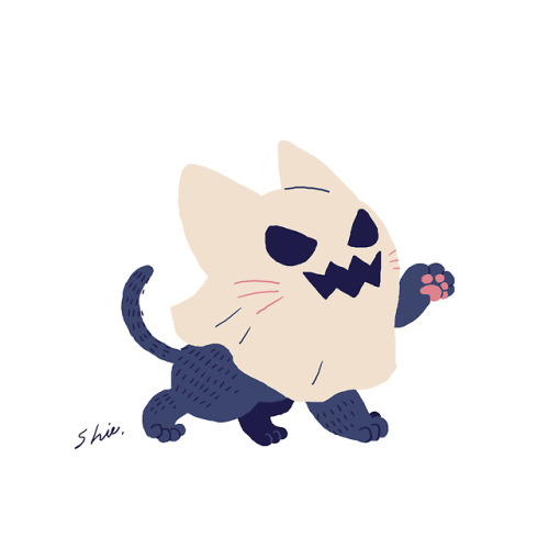 shie-k - Halloween cats