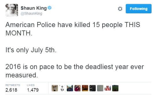 nevaehtyler:  i-am-kitmama:  destinyrush:  Alton Sterling Fatally Shot by     Louisiana    Cops for Selling CD’s (GRAPHIC VIDEO) Graphic video shows a Baton Rogue police officer fatally shooting Alton Sterling, a 37 year old Black man who was selling