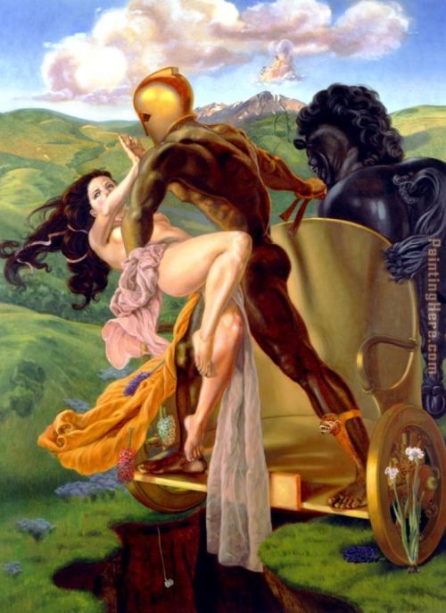 aphroditepandemos: James Childs Rape Of Persephone In the Olympian telling, the gods Hermes and Apol