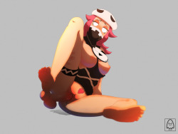 spookiarts:  Team Skull Girl Grunt from Pokemon: Sun and MoonNearly to 300 Followers already!? Thank you all so much for the support! Soon I’ll open up commissions and maybe a Patreon someday. For now though, SEND REQUESTS PERVS!Thank you all for peeping