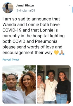 one-time-i-dreamt:one-time-i-dreamt:Remember this viral post? Wanda and Jamal and her husband Lonnie are the most wholesome people, this story brought tears to my eyes originally and I am crying once more learning from Jamal’s social media that