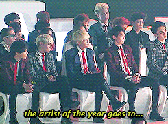 mintytaemin:  they weren’t really expecting to win but really, you guys deserves all the awards~  