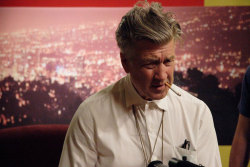  David Lynch while filming Inland Empire