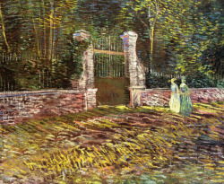 artist-vangogh:  Entrance to the Voyer-d'Argenson