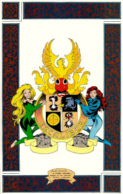 Frontispiece From Excalibur No. 50 (Marvel Comics, 1992). Art By Alan Davis And Mark