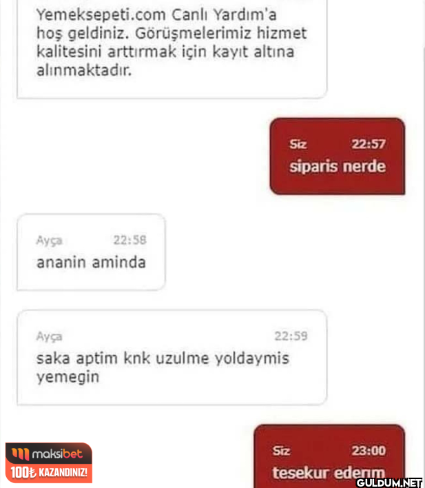 Yemeksepeti.com Canlı...