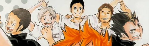 bokuaka:  LET ME JUST BREAK THIS DOWN REAL QUICK   THIS SPREAD IS BEAUTIFUL I LOVE IT SO MUCH I WANT TO MARRY IT JUST   cutie Futakuchi and the enormously adorable Aone    YAMACUTIE   YOU GUYS ALONG WITH KAGEYAMA AND HINATA ARE CUTE ALL THE TIME AND