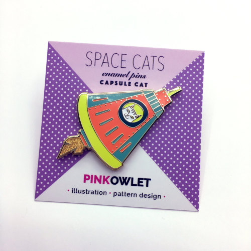 sosuperawesome:Space Cats Enamel Pins by pinkowlet on EtsySee more enamel pinsSo Super Awesome is al