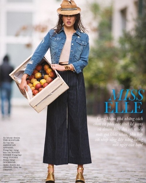 &ldquo;Miss Elle&rdquo; Elle Vietnam April 2015. Eden Bristowe by Benjamin Kanarek, styling 