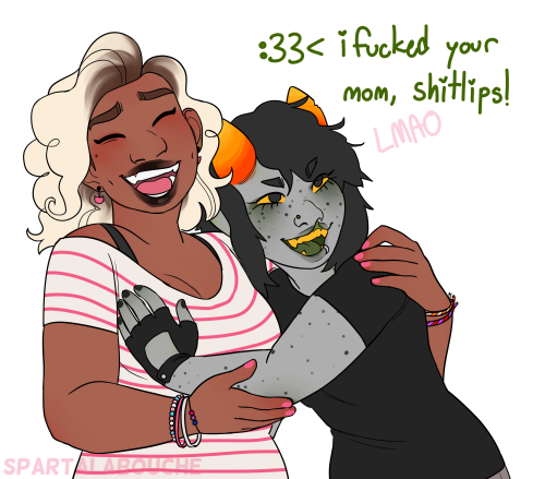 spartalabouche:i think neproxy is the most powerful ship in homestuck