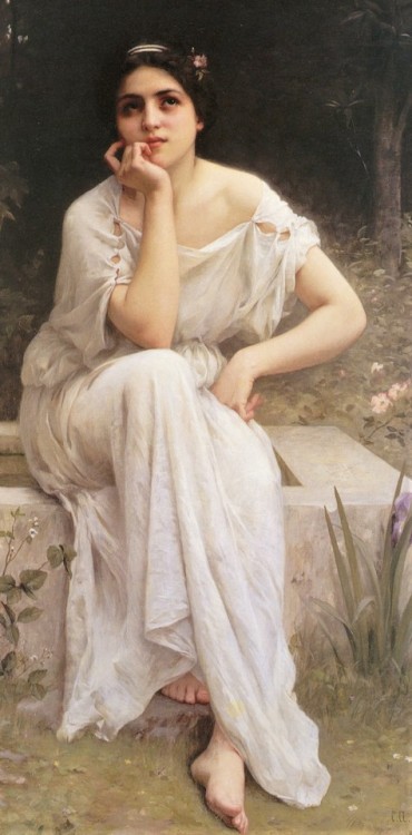 die-rosastrasse: Charles Amable Lenoir French, 1860-1926 ‘The Flute Player’  | 