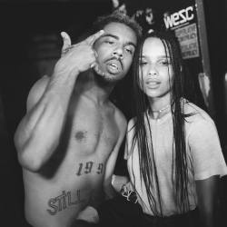 fuckyeahlolawolf:Zoë and Vic Mensa by Greg