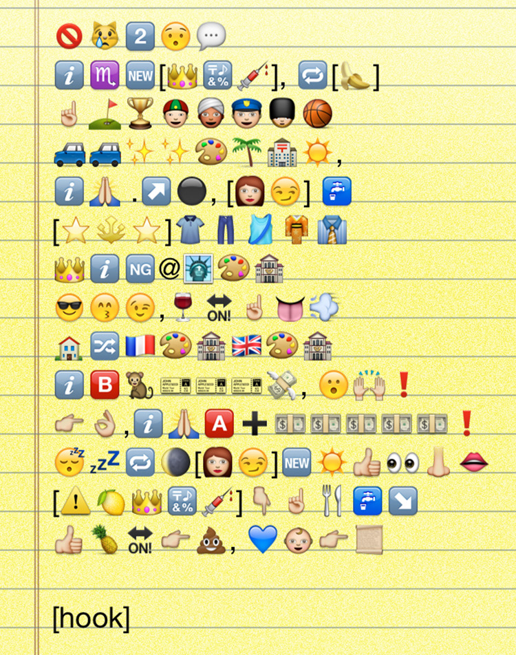 Emoji Major No. 2: Jay Z’s “Picasso Baby” (via fastcompany) Jay Z changed the