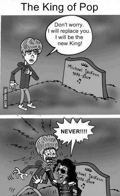 askcommandertoros:  flutter-and-company:  9gag:  King of pop  ((Thriller just got