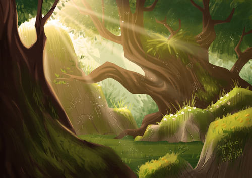 Just some environment painting practice… I still need to work on my painting abilities on dra