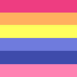 sunny-flags:bipolar flags for @cowboyslovingboys !!in order;ace, agender, aro,gay, bi, lesbian,nonbi