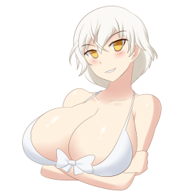 sliceofppai:Miyabi bust commish for http://edwinshy.tumblr.com/ :&gt;