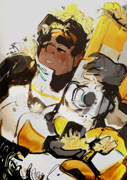 nwarrior777:  Hunk with flowers because why