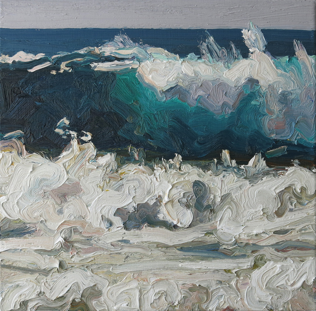 thunderstruck9: Ralph Fleck (German, b. 1951), Seestück 8/IV (M) [Seascape 8/IV